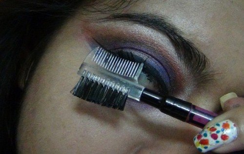 eyelash comb for clump free mascara